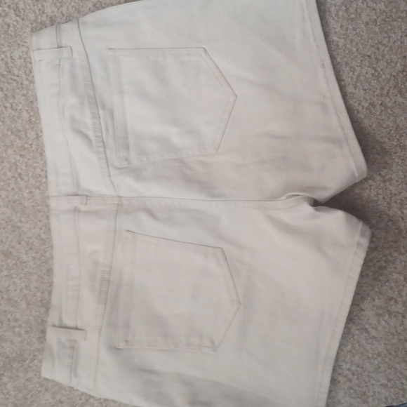 Cato womens short strech sz 14 basic trabel beach Cruise tropical neutral - Picture 3 of 3